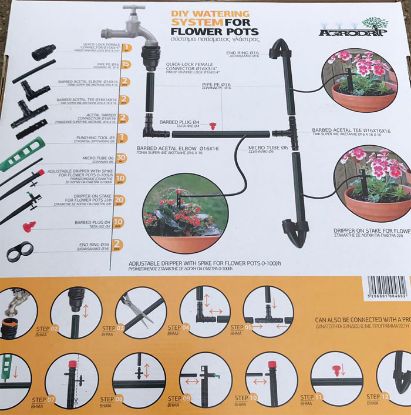 Kit irigare pentru 30 ghivece