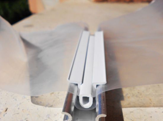 Poza cu Profil aluminiu pentru folie dublă GEO