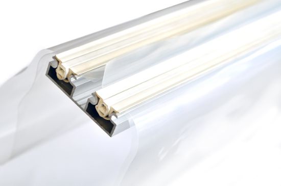 Poza cu Profil dublu aluminiu pentru folie dublă GEO