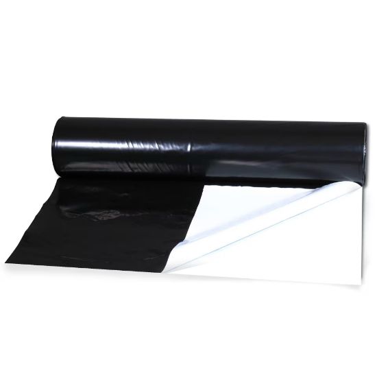 Poza cu Folie albă-neagră 5010 Plastika Kritis